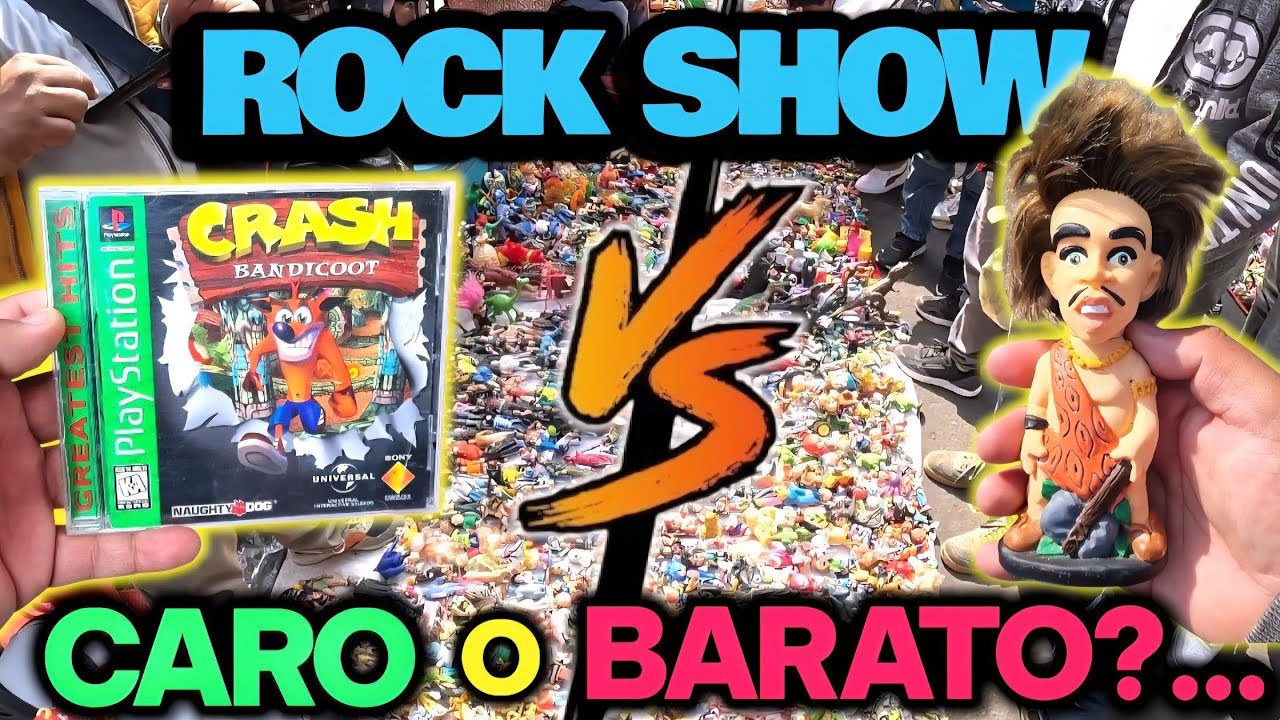 Vale la pena COMPRAR JUGUETES y VIDEOJUEGOS en el ROCK SHOW? El Tianguis mas caro de CDMX? 
