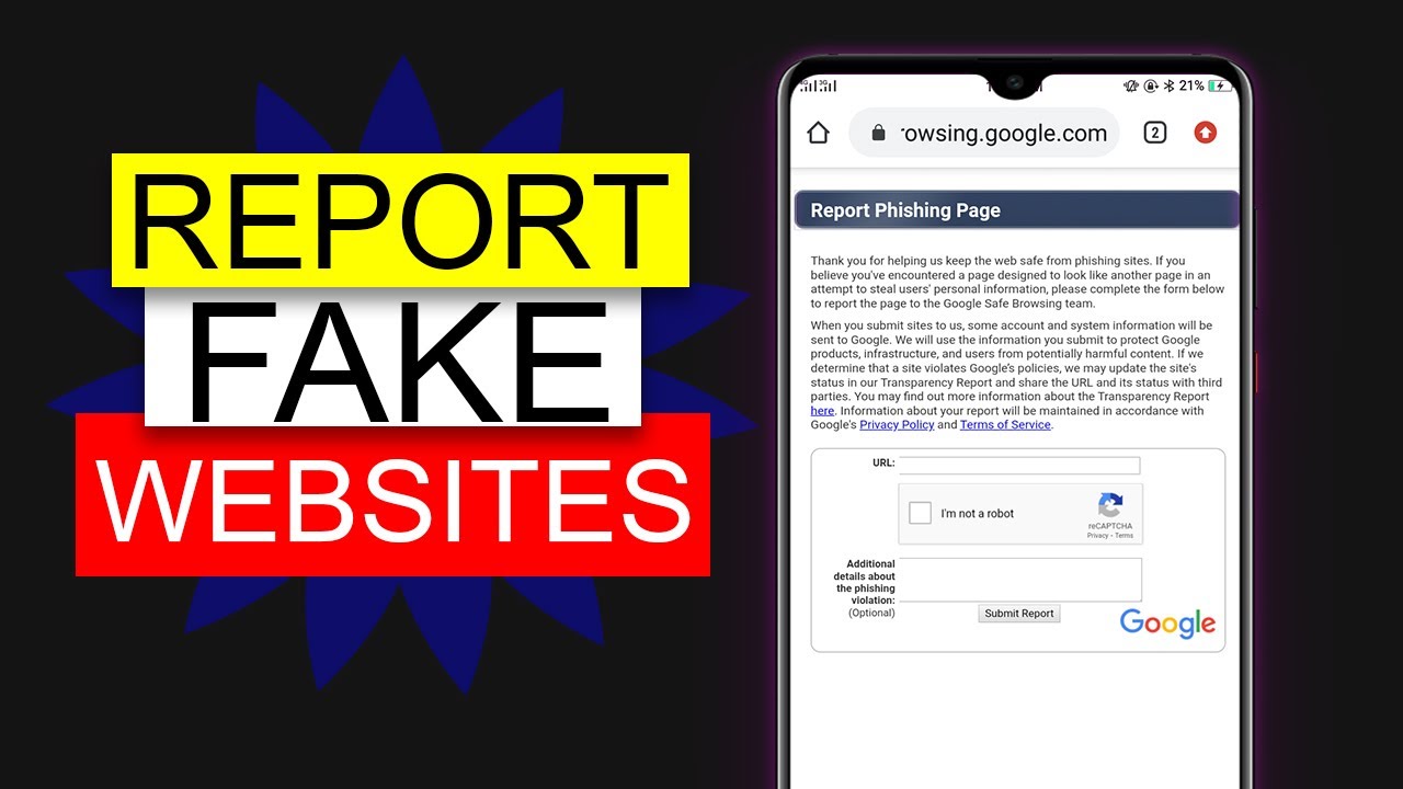 How to report fake website in Google | Nomi Tech |