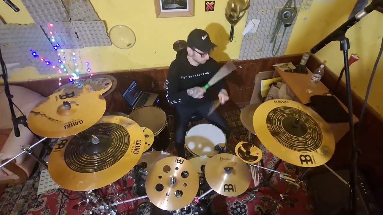 NordicFili - Dragonships drum playthrough