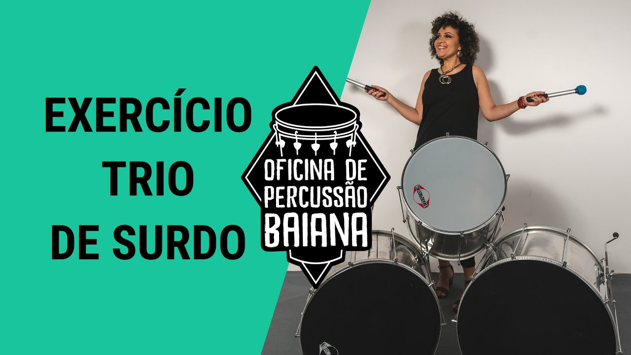 EXERCÍCIO DE TRIO DE SURDO | Lenynha Oliveira e Rudson Daniel