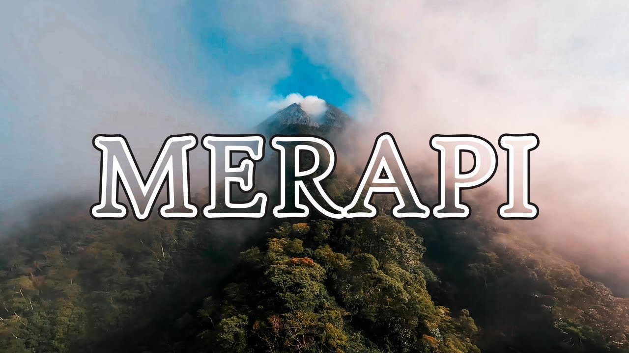 DRONE MUNCAK GUNUNG MERAPI - MENYUSURI JALUR LAVA TENGGARA