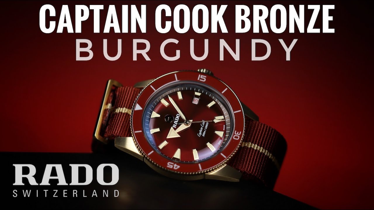 Rado Captain Cook Bronze Burgundy