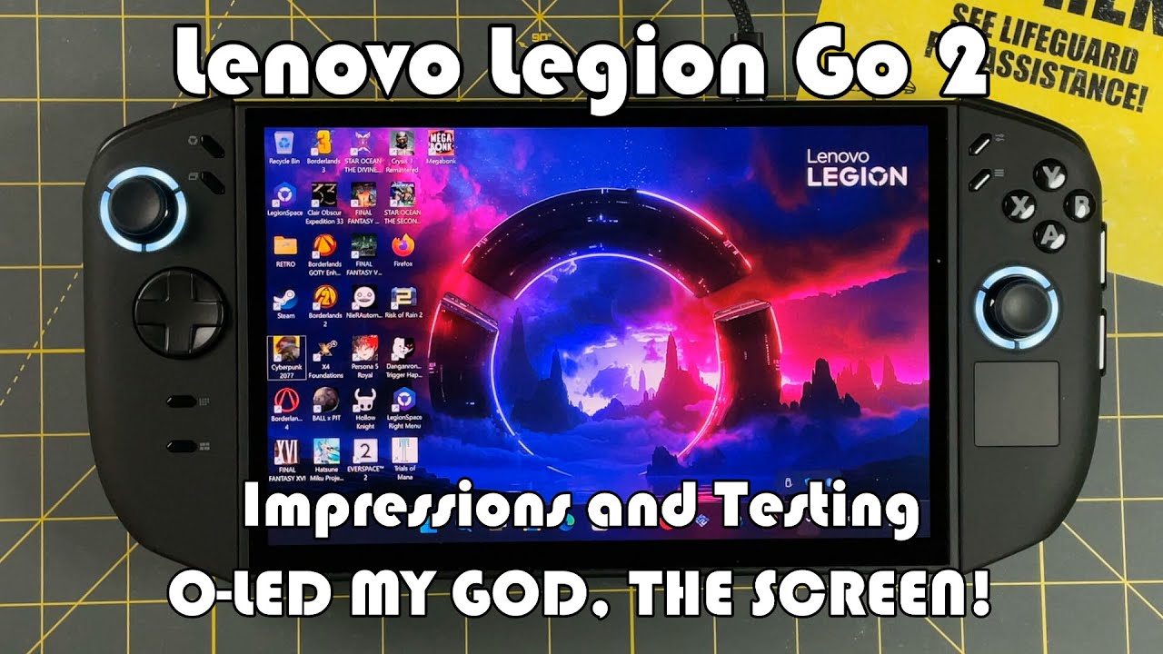 Lenovo Legion Go 2 — Первые впечатления и тестирование — Любители качественного экрана, ликуйте!