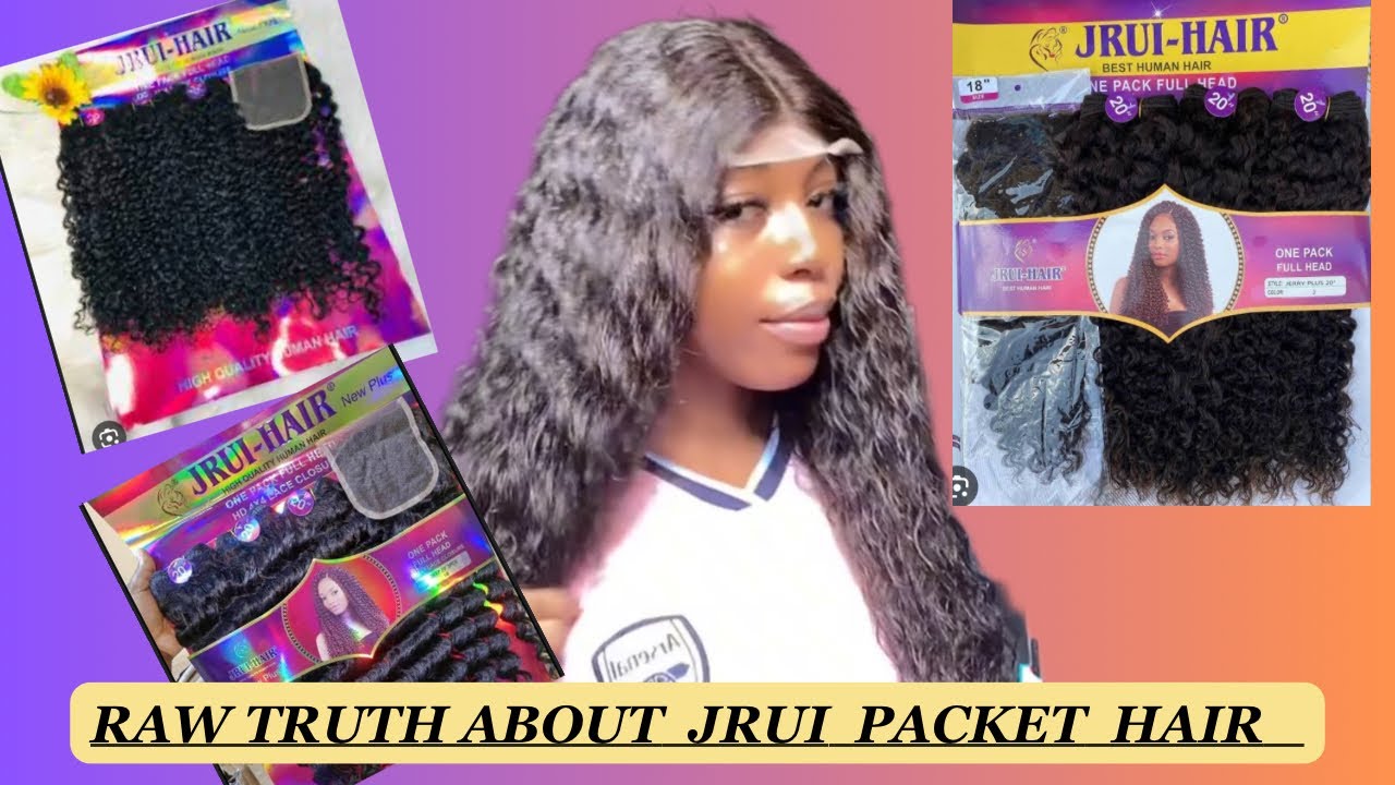 JRUI Packet hair review/ truth about this packet hair