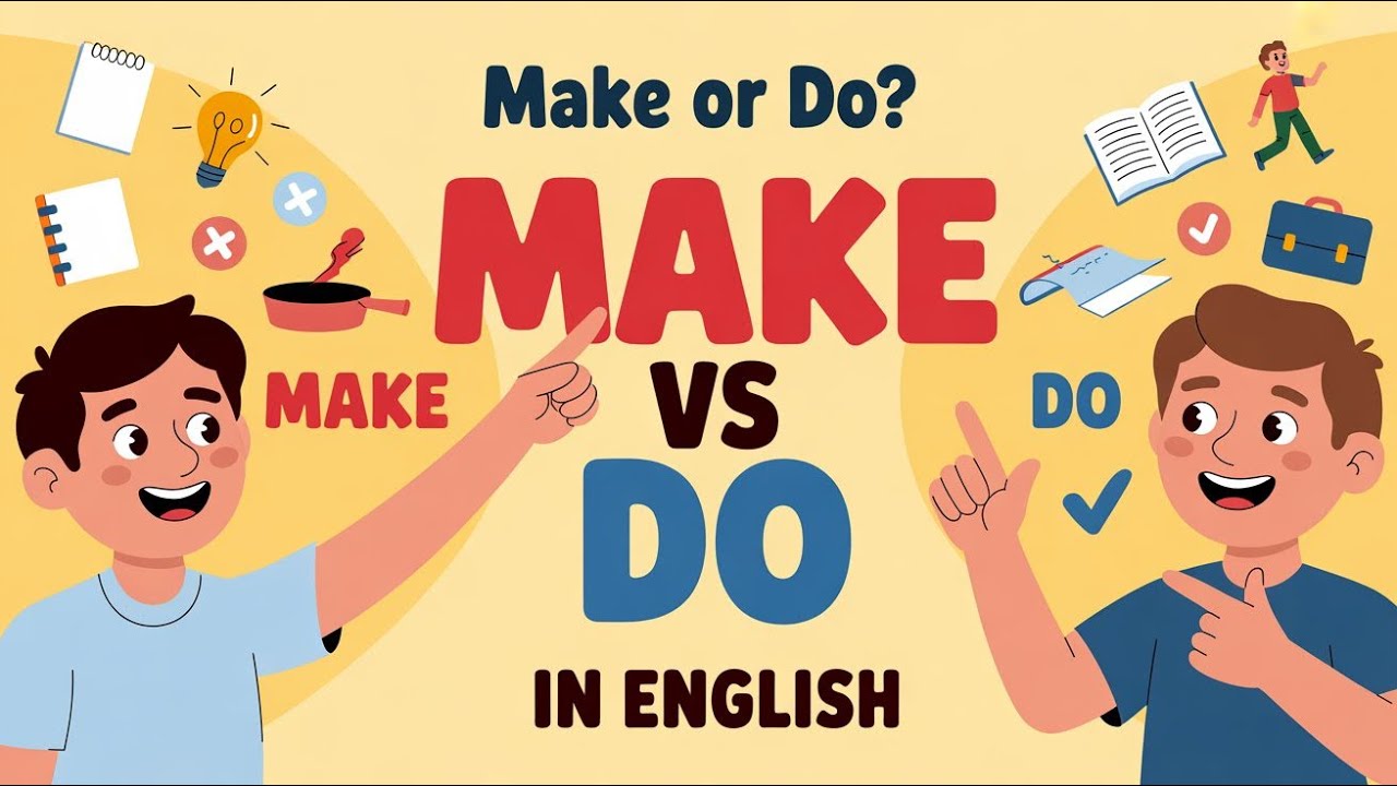 Make or Do? Stop This Common English Mistake (Real Conversation)