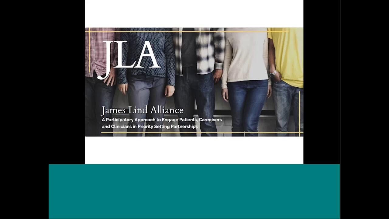 Engaging patient & public partners in a scoping review on the science & practice of James Lind All..