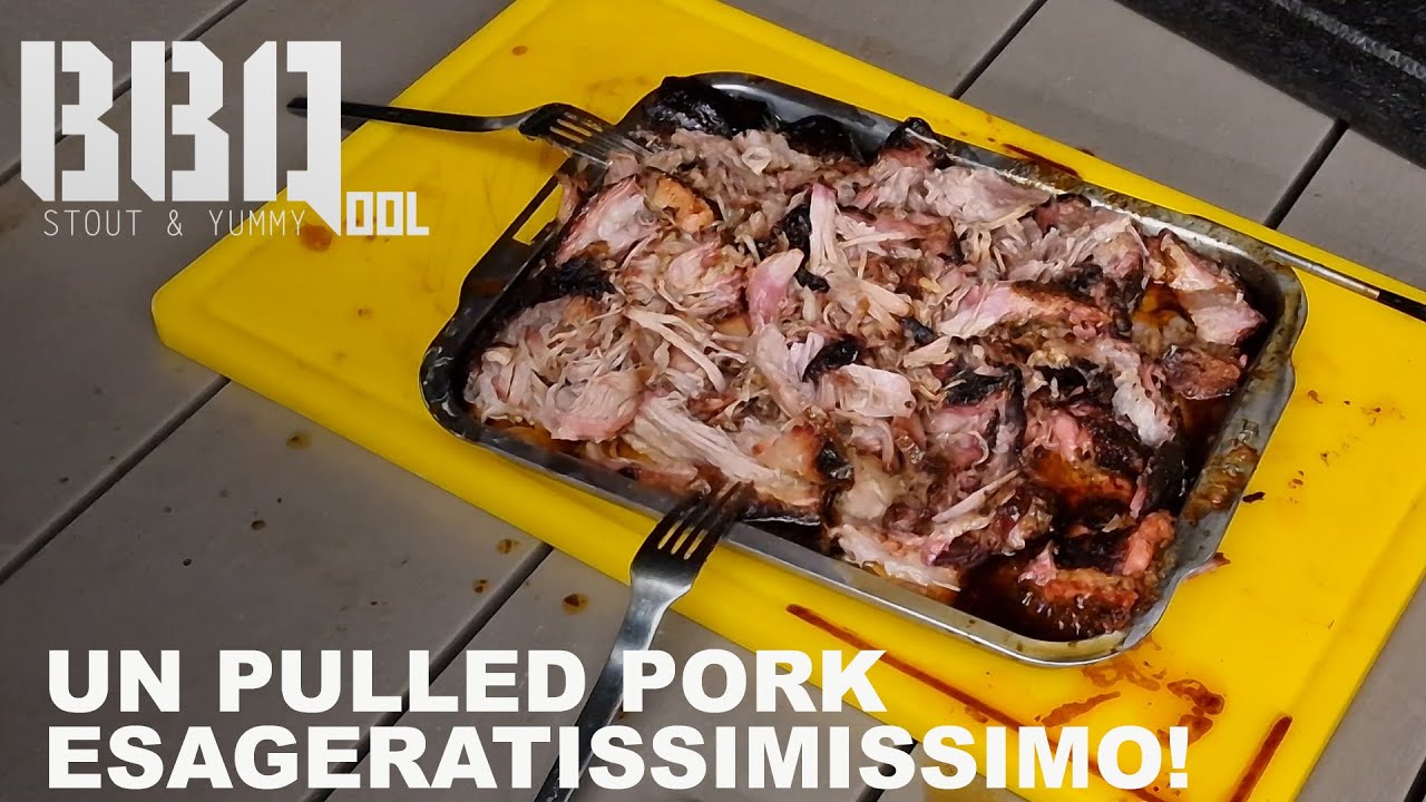 Il pulled pork con la coppa di maiale sul Kamado Bono Grande. Esagerato!