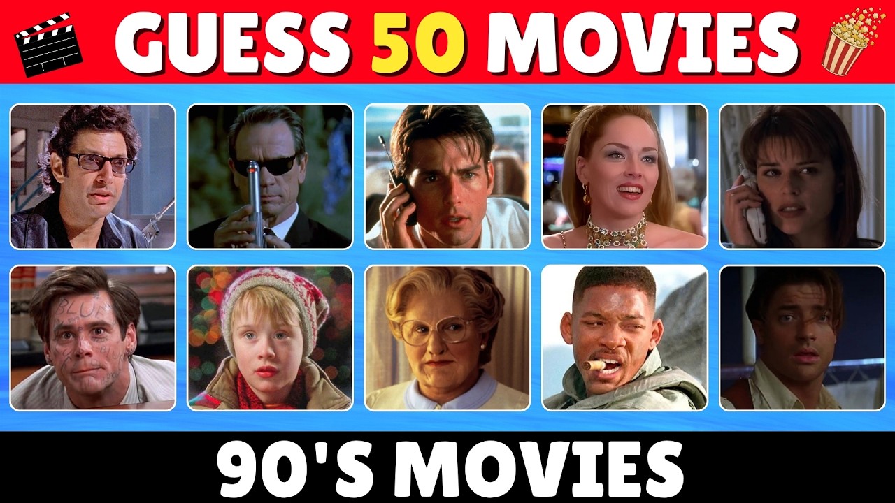 Can You Guess the 90s Movie From the Character? 🎬 | 50 Question Movie Quiz