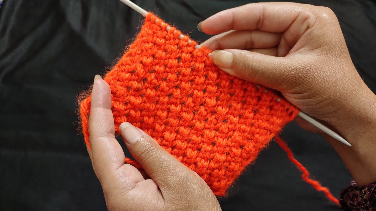 Small flowers knitting design in very easy way-SH Fashion World.