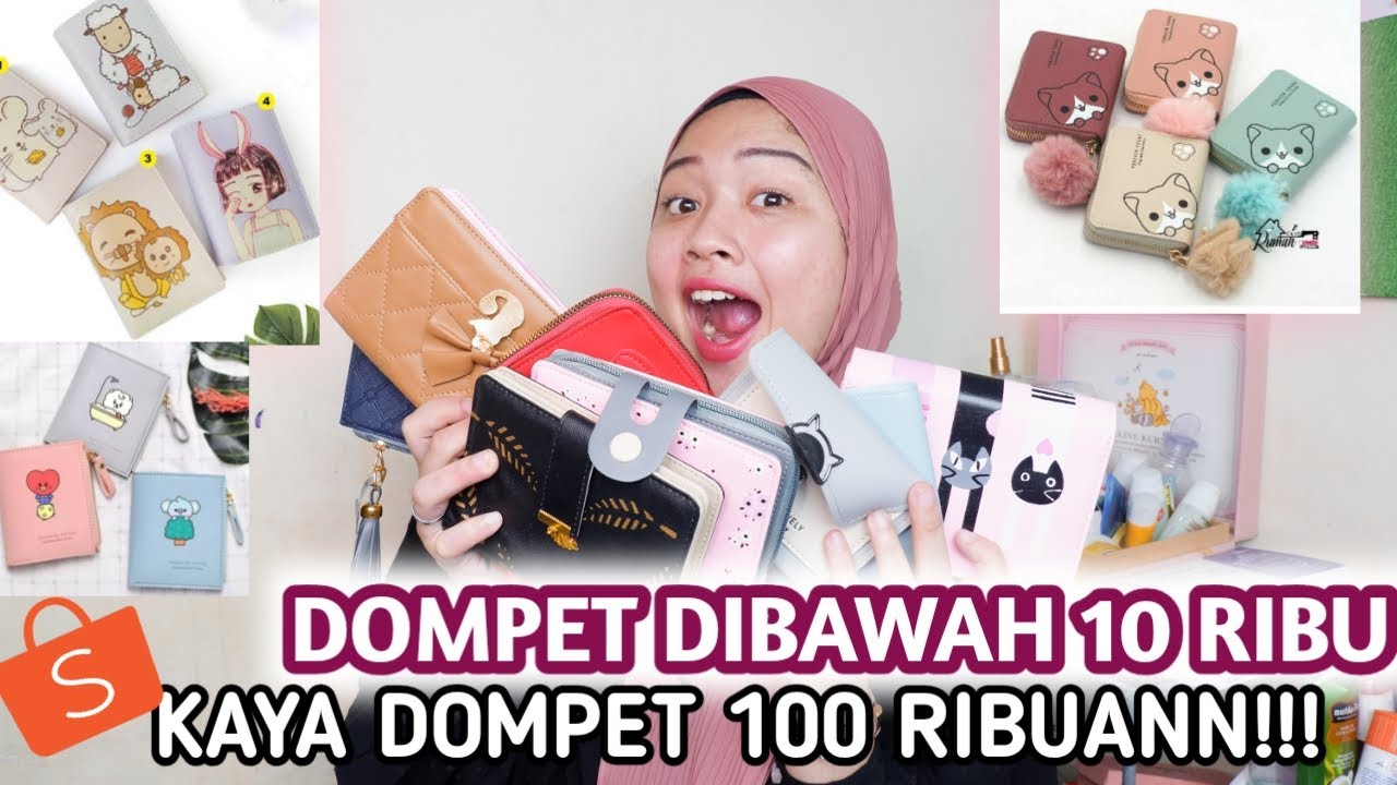 HAUL DOMPET MURAH DI SHOPEE | KAYA DOMPET MAHAL | AWWW...