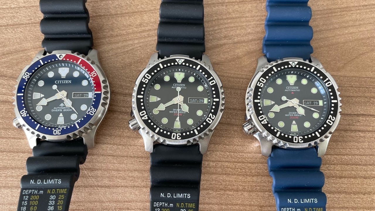 Citizen Promaster NY0040-09EE, NY0040-17LE и NY0086-16LE: отличные и доступные автоматические час...