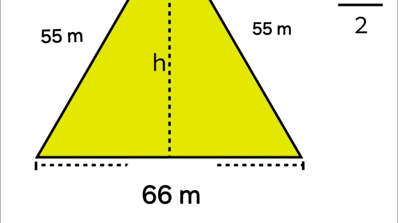 Como calcular área de terreno triangular?
