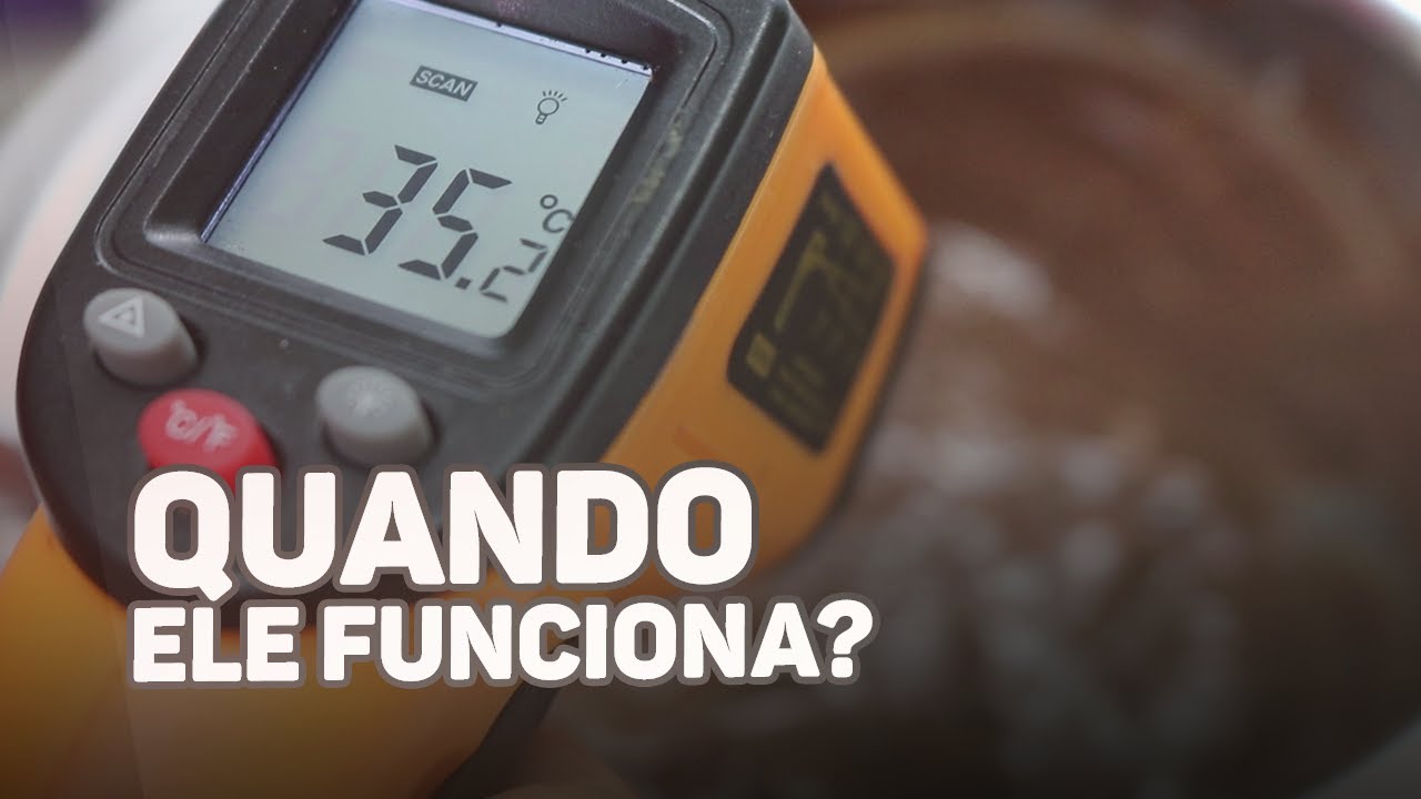 PRÓS E CONTRAS DE USAR O TERMÔMETRO A LASER EM CHOCOLATES