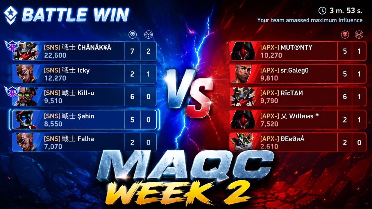 MAQC s6 戦士s&eta;s 🆚 APX-