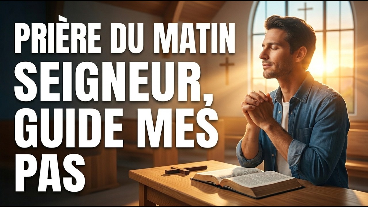 Prière du Matin Inspirée du Psaume 23|  Laisse le Seigneur Conduire Chaque Pas de Ta Journée
