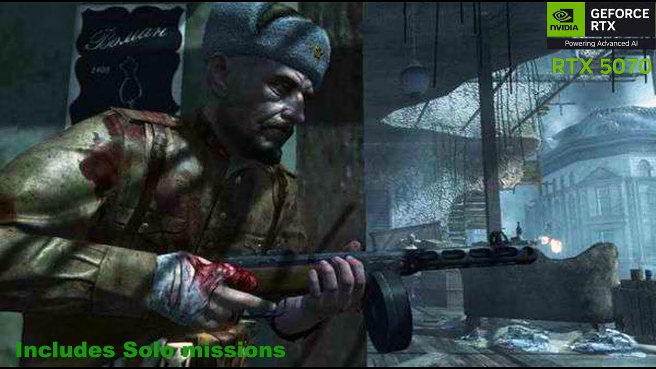 Call of Duty: World At War Co-Op Campaign (Full Walkthrough) | RTX 5070 | DSR On