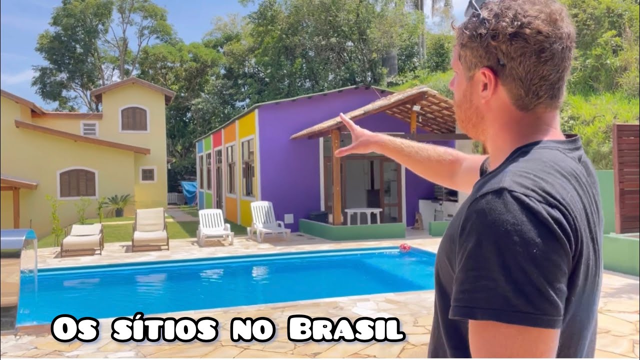 Como são os Sítios no Brasil 🇧🇷 (fiquei muito impressionado (Atibaia, SP)
