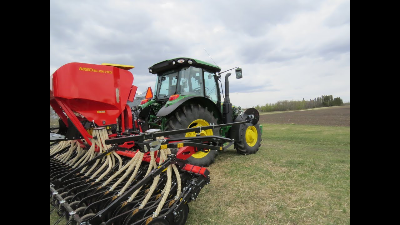 Seeding with the MaterMacc MSD Elektro Pneumatic Seed Drill