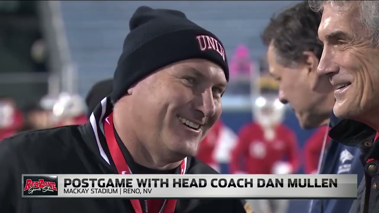RebZone with Dan Mullen: UNLV defeats UNR 42-17 & advances to Mountain West Championship.