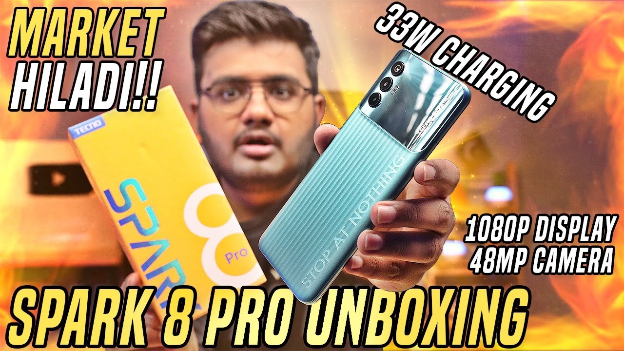 Tecno Spark 8 Pro Unboxing | Value For Money?