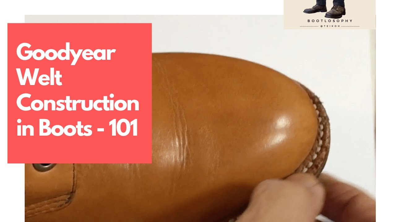 Конструкция ботинок Goodyear Welted 101