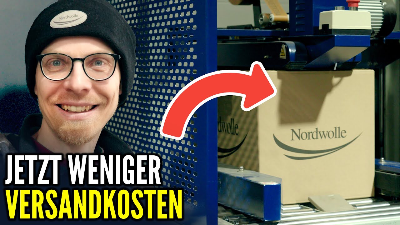 Lager voll, Bestellungen ohne Ende ABER neue Versandmaschine!