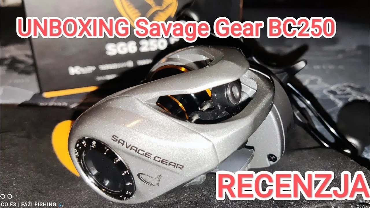 Savage Gear SG6 250BC Multiplikator UNBOXING recenzja multiplikatora BAITCASTING REEL REVIEW