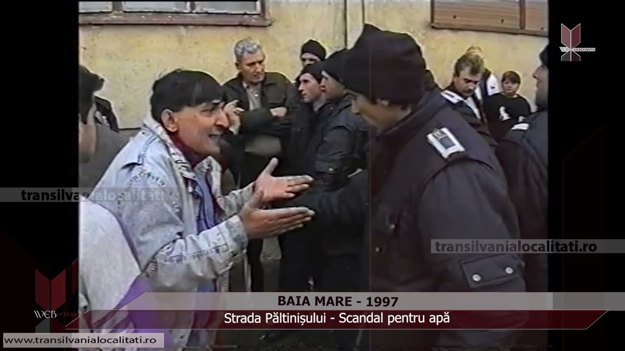 BAIA MARE (1997) - Strada Păltinișului - Scandal pentru apă