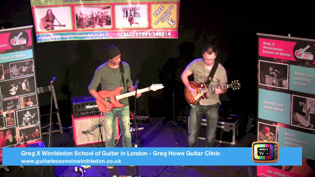 Greg Howe and Tom Quayle Jam at Wimbledon School of Guitar Event 24.03.2013