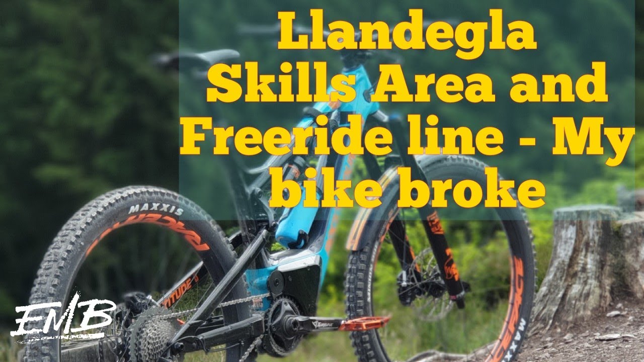 Llandegla skills area and freeride line - My bike was broken #rockymountainpowerplay