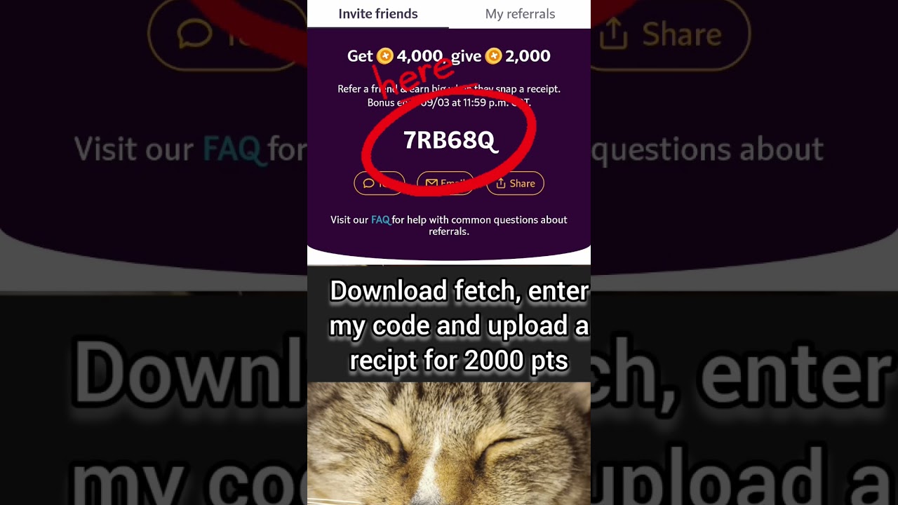 Free money hacks #fetch #referralcode #fetchrewards #money #freestuff #roadto100k #roadto10k