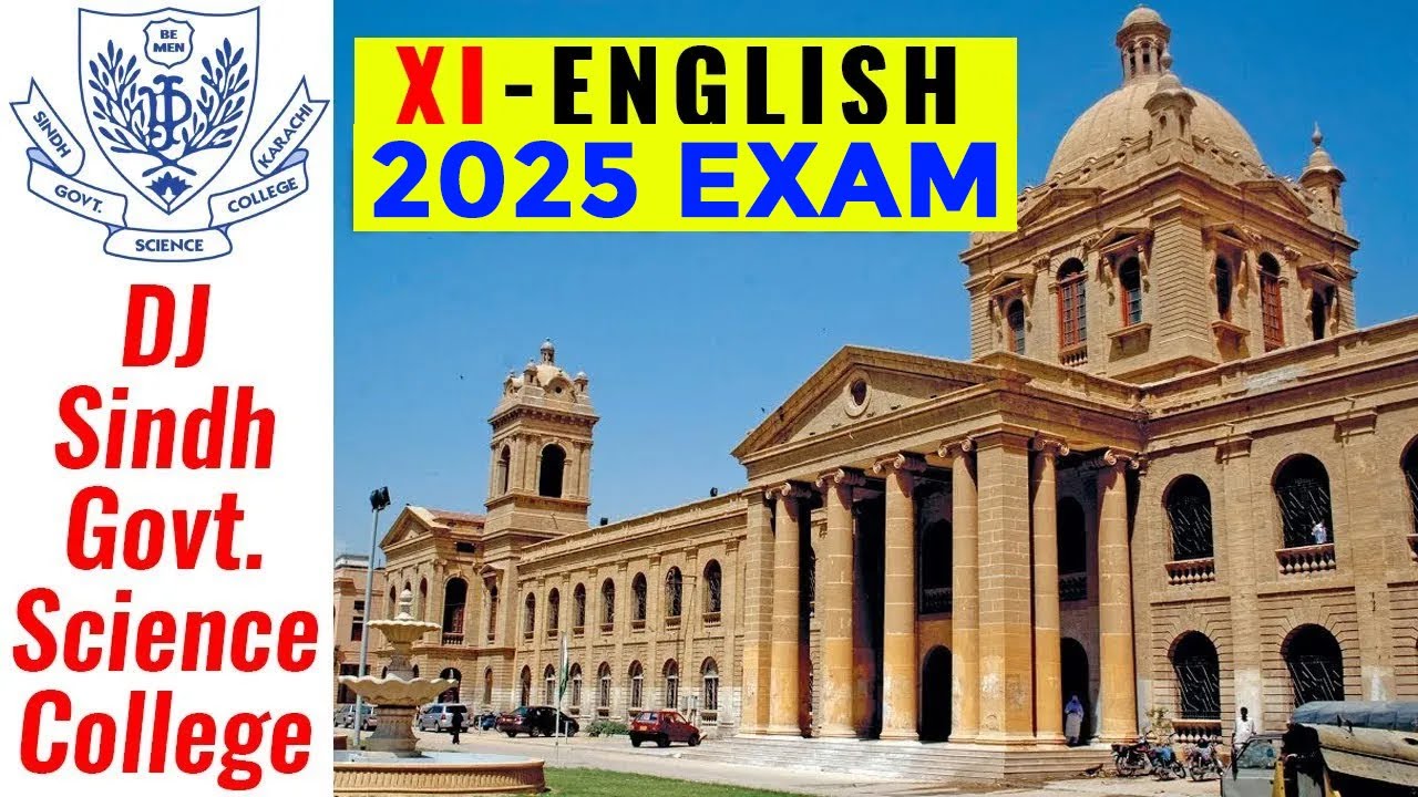 DJ Sindh Science College (XI-English-2025 Solved)