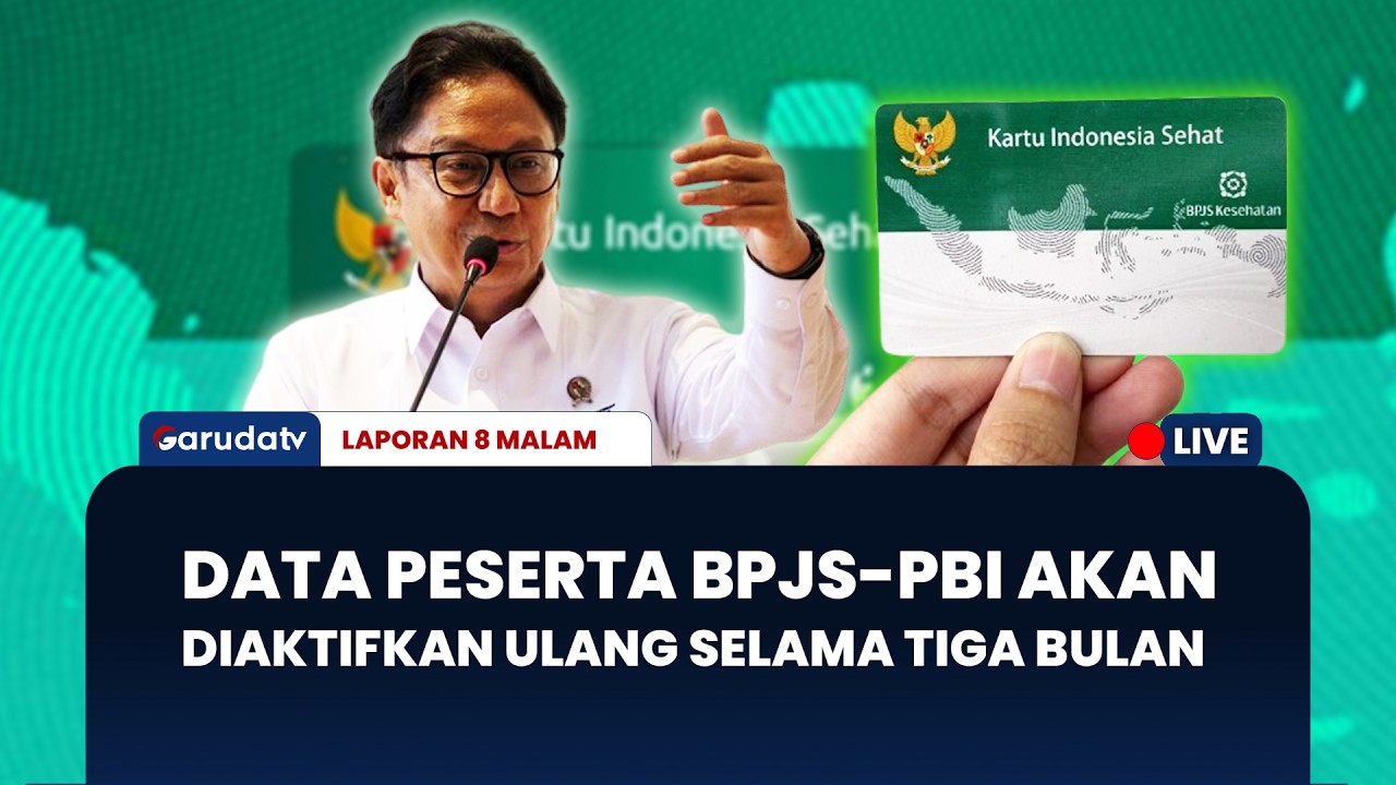 Menkes Budi Gunadi Sadikin Pastikan BPJS PBI Penyakit Kronis Aktif Otomatis | LAPORAN 8 MALAM
