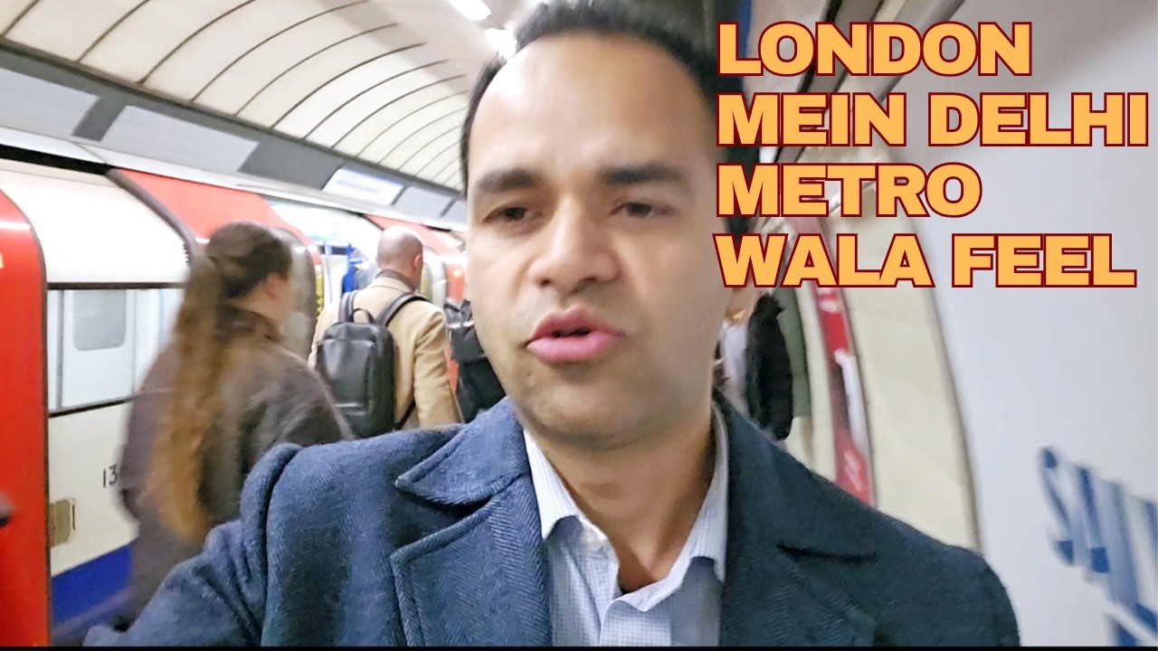 London Metro Ka Adventure, Aaj Khade Khade Office Gaya🇬🇧🇮🇳LIFE DESH VIDESH 