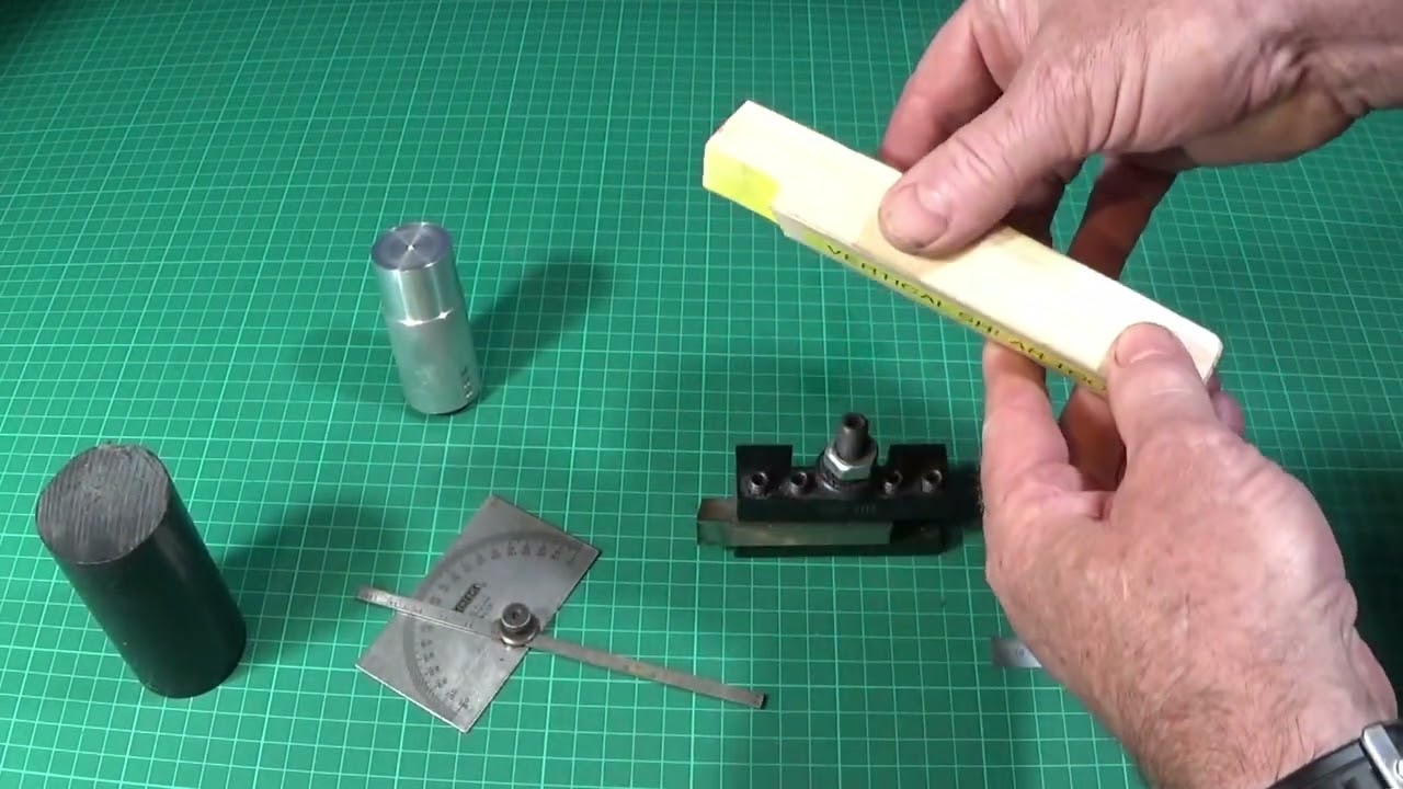 How To make & Use A Vertical Shear Finishing Tool For The Lathe