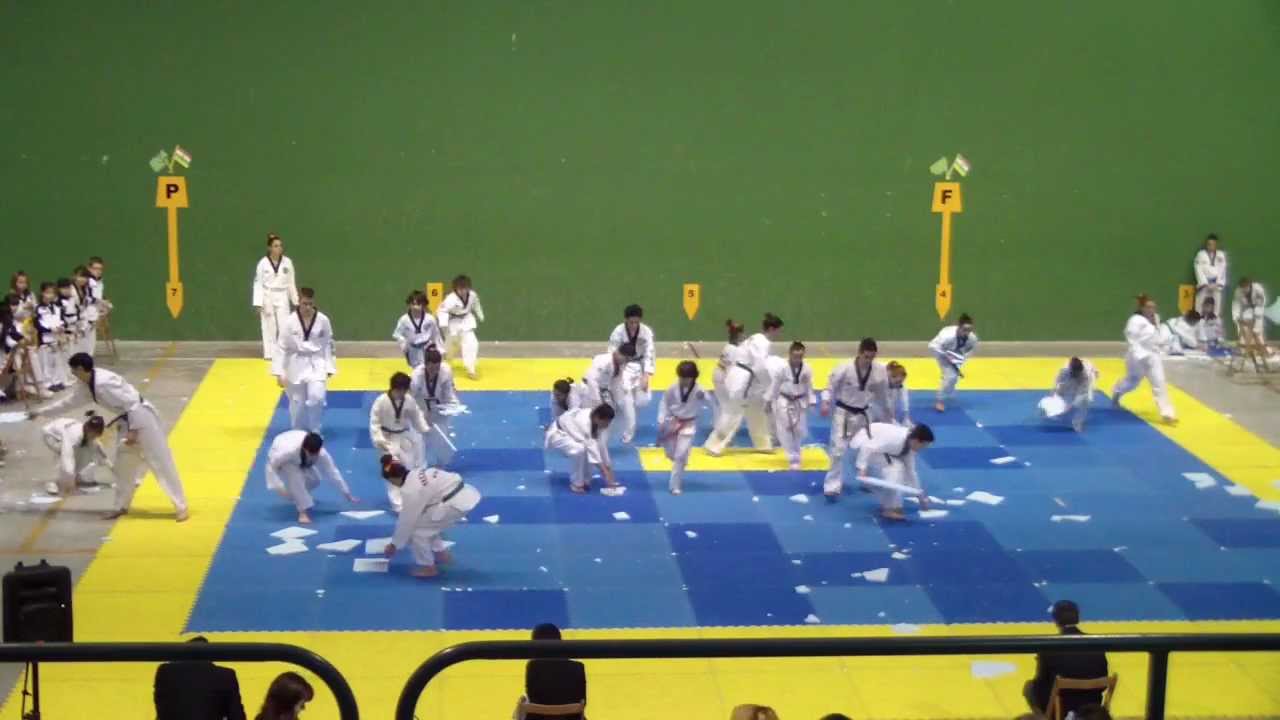 Exhibición taekwondo club Hwa-Rang Nájera
