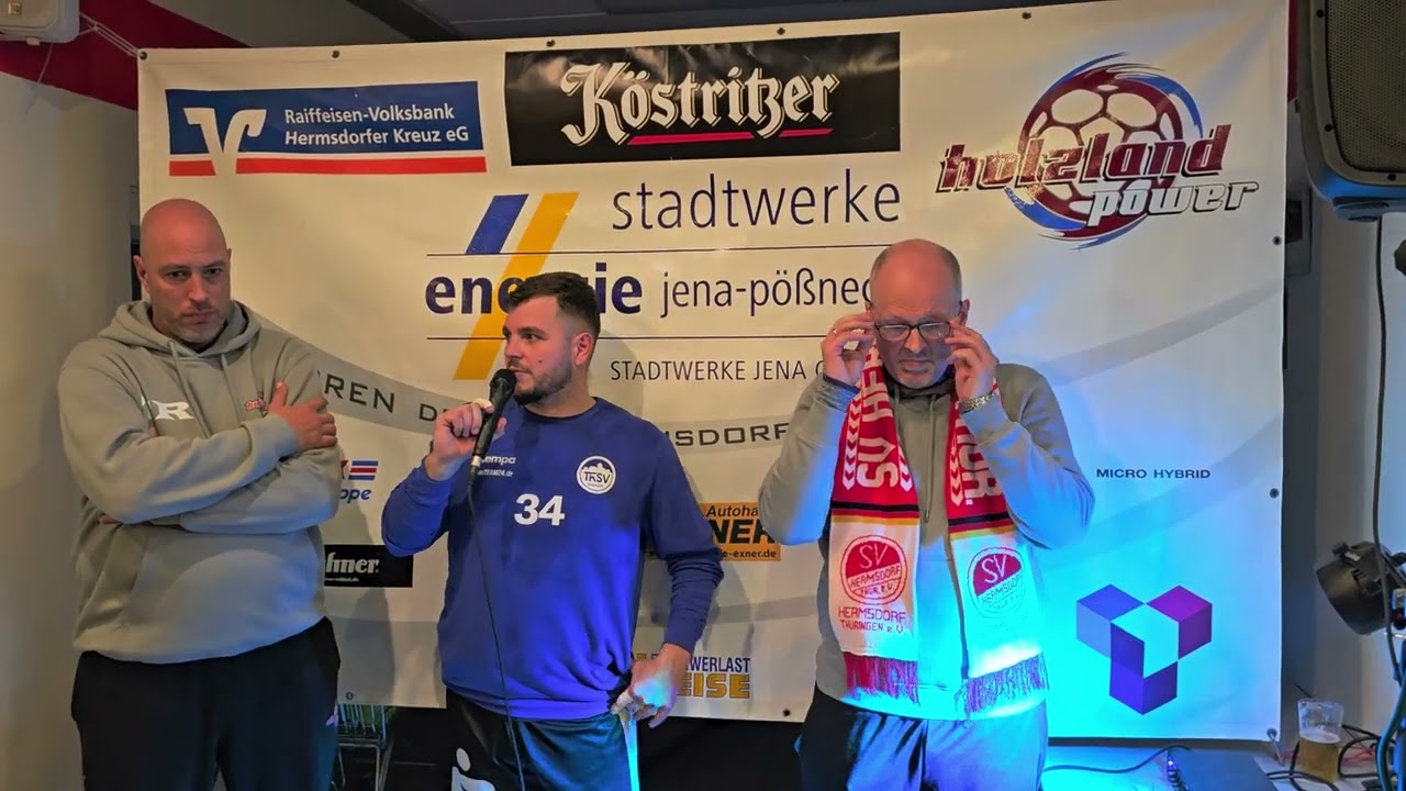 26.10.24 - Pressekonferenz zum Spiel SV Hermsdorf - ThSV Eisenach