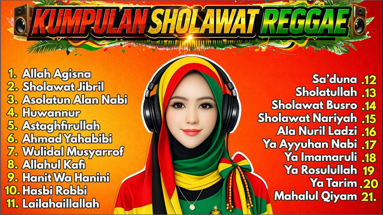 🔥 Kumpulan Sholawat Reggae Penenang Hati  Alunan Damai Pengantar Tidur — Sholawat Merdu