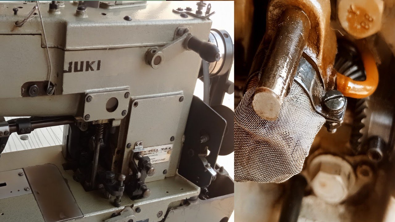 kaj machine LBH 781oil pump oil na uthae to kesy thek karen/kaj mchine oil pump thek karne ka tarika