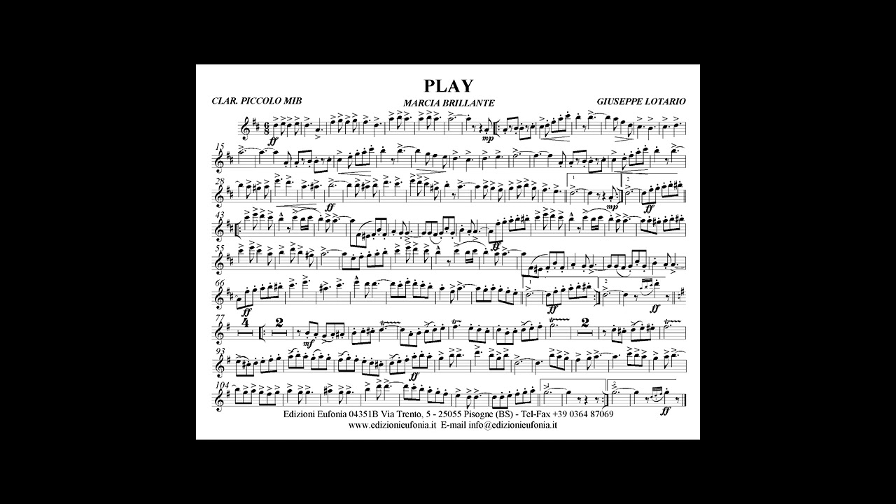 Play - Giuseppe Lotario (Marcia brillante)