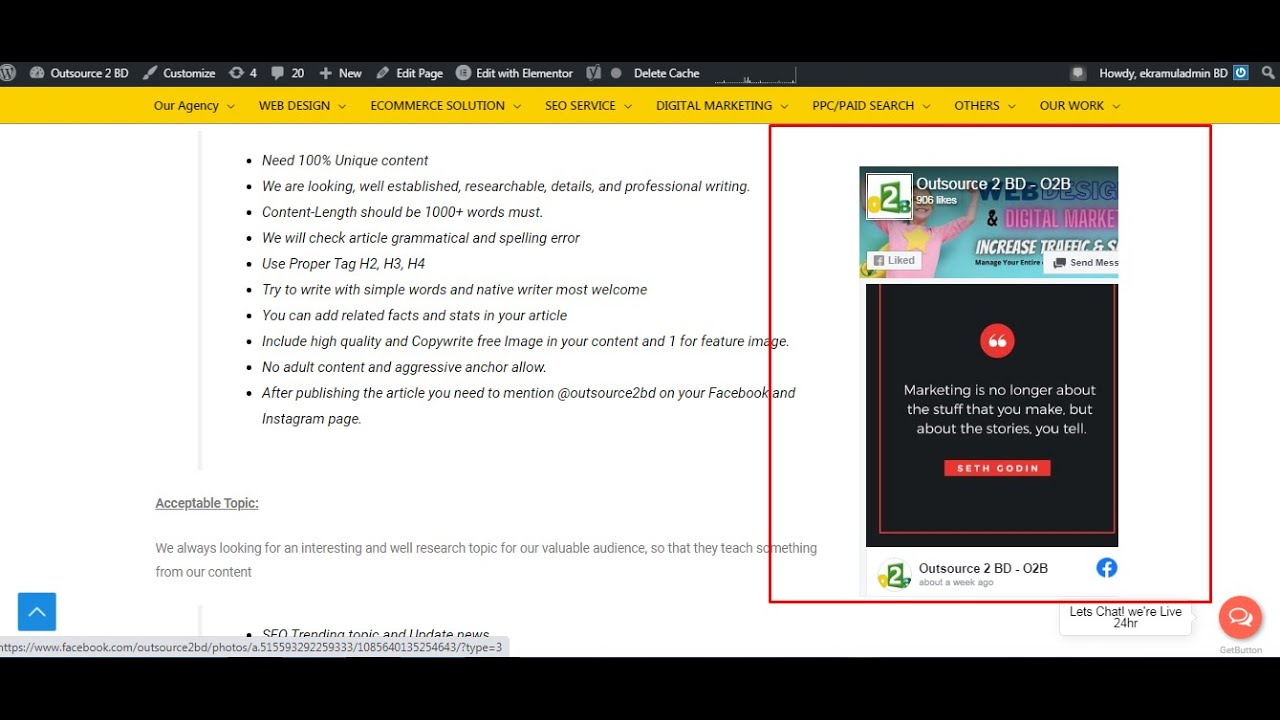 Embed Facebook feed in WordPress - How To Embed a Facebook Page
