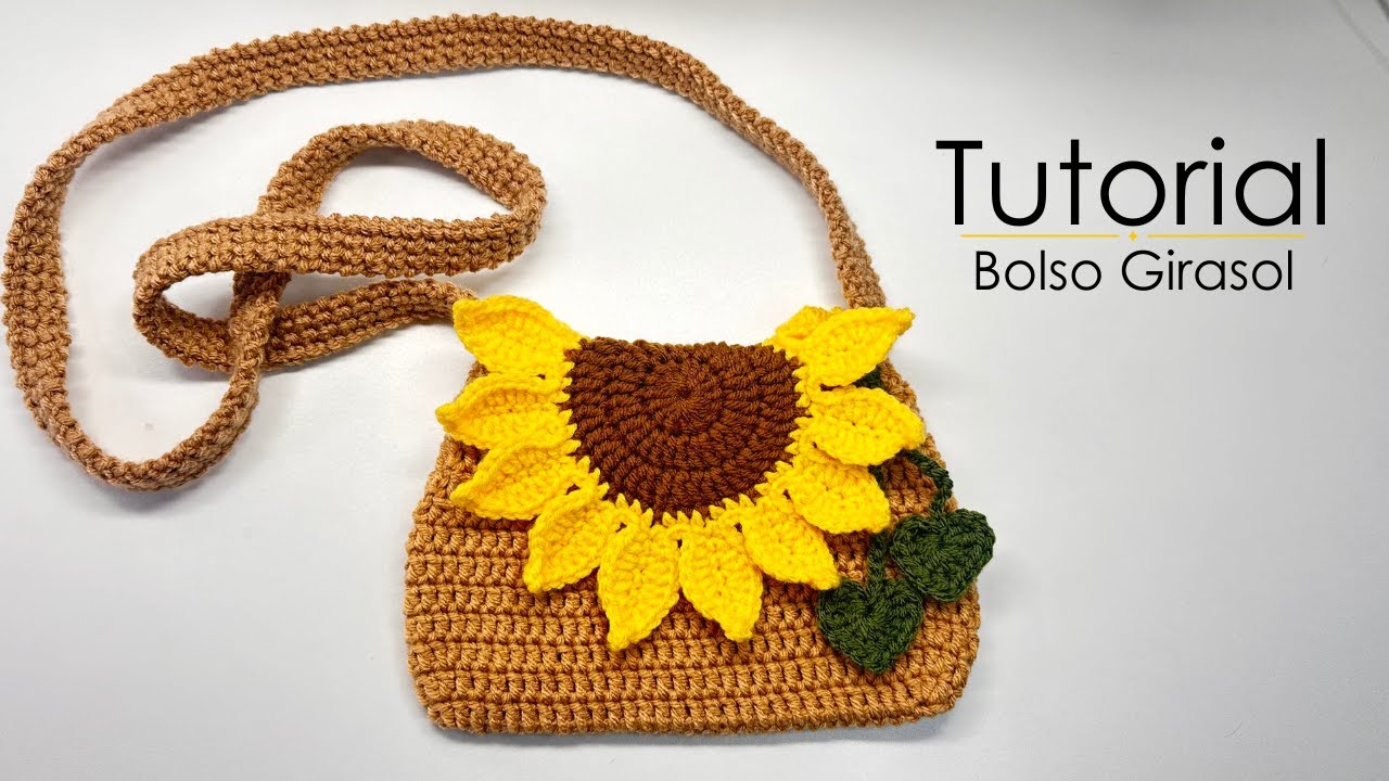 Tutorial Bolso Girasol | Crochet💚Mayelin Ros