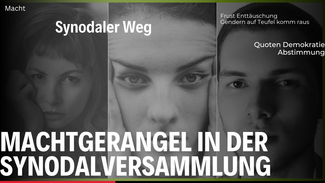 Machtgerangel in der Synodalversammlung #SynodalerWeg #Quoten #Gendern #Frust #Enttäuschung