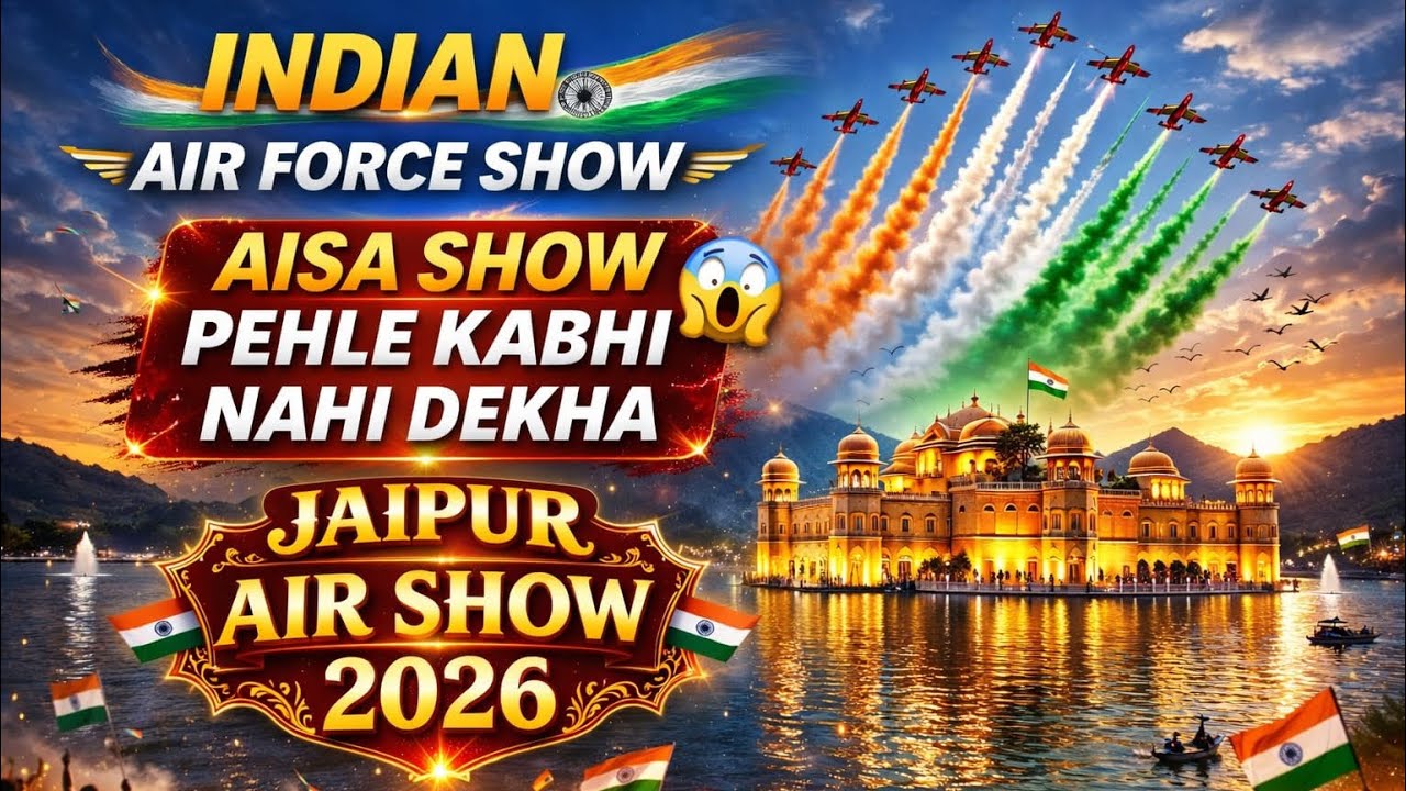 Indian Air Force Jaipur Air Show 2026 🇮🇳✈️Full Vlog | Mind Blowing Stunts
