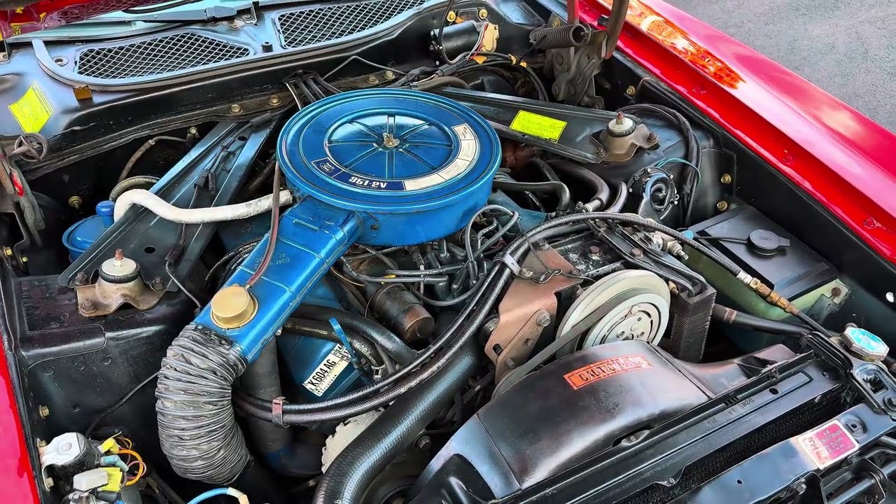 1973 Mercury Cougar Convertible - Light Signals & Engine Start