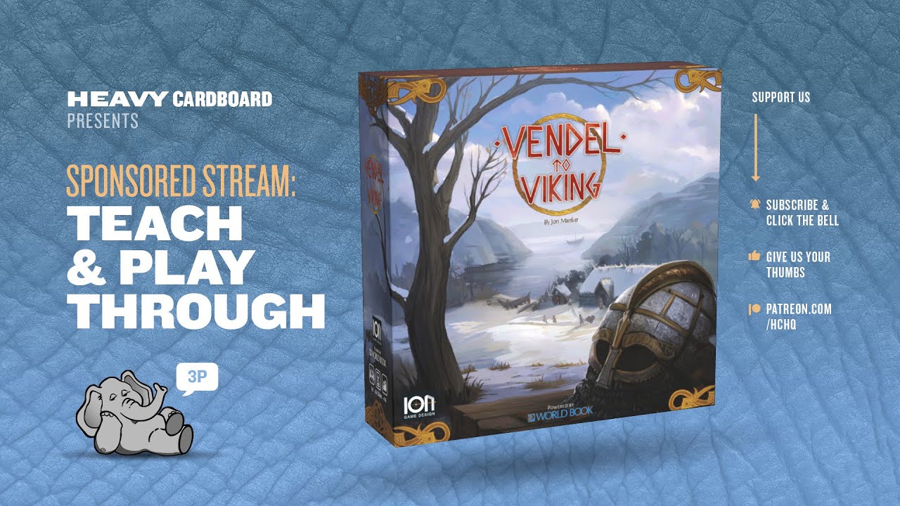(KS) Vendel to Viking- 3p Teaching & Play-through by Heavy Cardboard