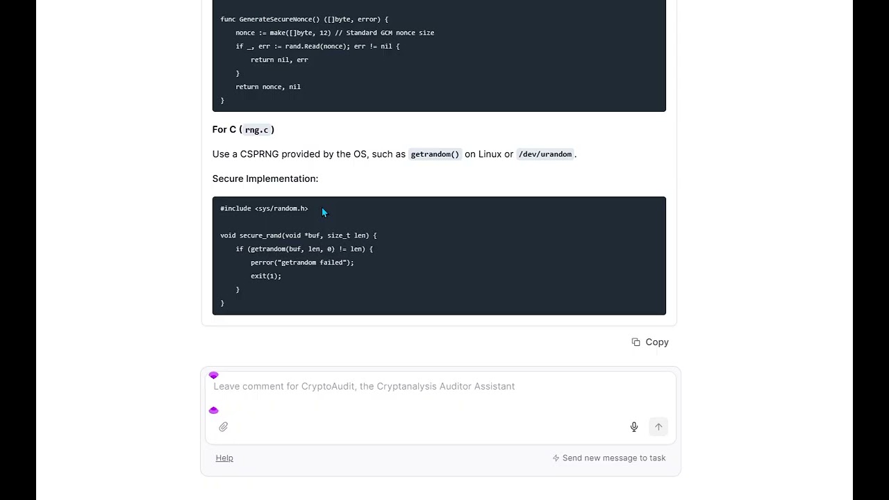 CryptoAudit, the Cryptanalysis Auditor Assistant - Video 2