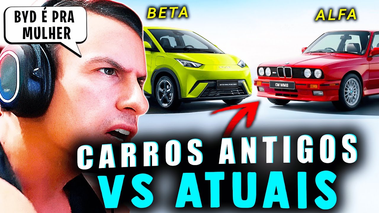 SUPER XANDÃO REAGINDO - POR QUE OS CARROS ANTIGOS ERAM BEM MELHORES QUE OS MODERNOS? BYD VS BMW