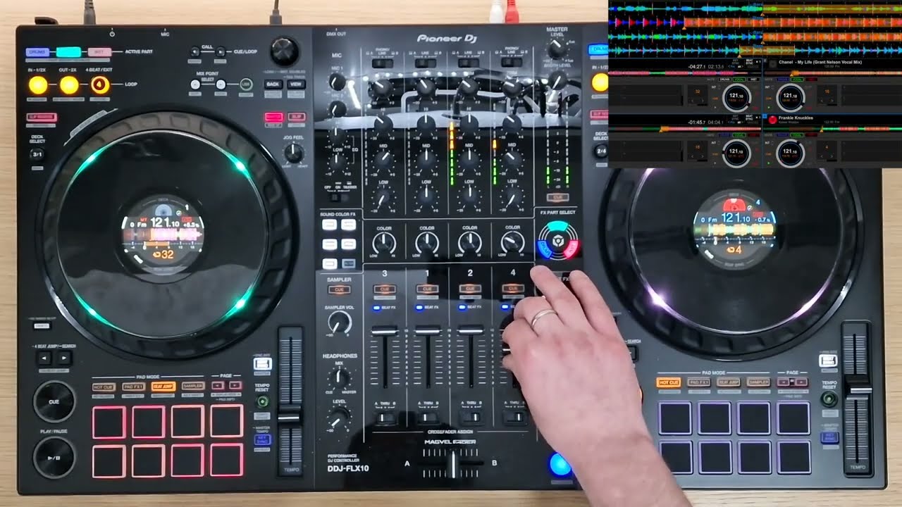 Pioneer DDJ-FLX10, Quick 4 Track Stems Demo - The Disc DJ Store