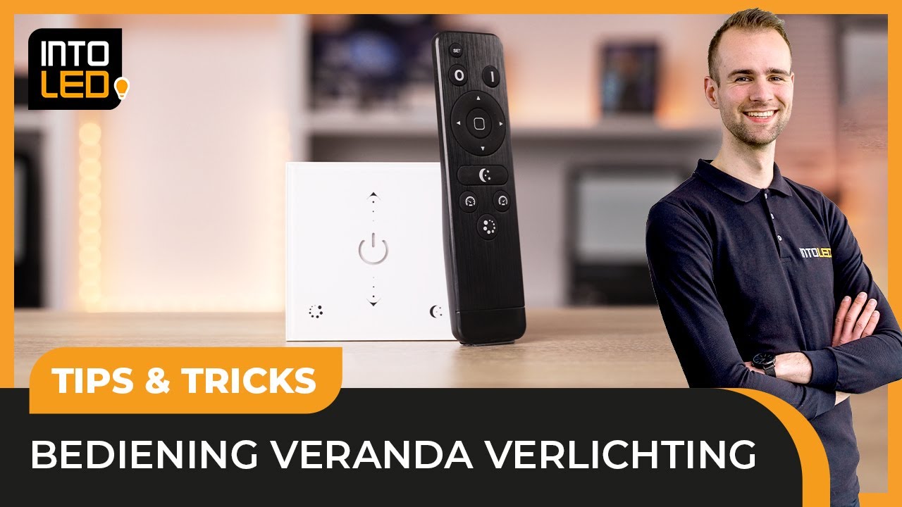 Upgrade je veranda verlichting en dim je verlichting met een afstandsbediening of touch dimmer!